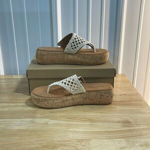 lucky Brand Jaslene Natural Macrame Size 11